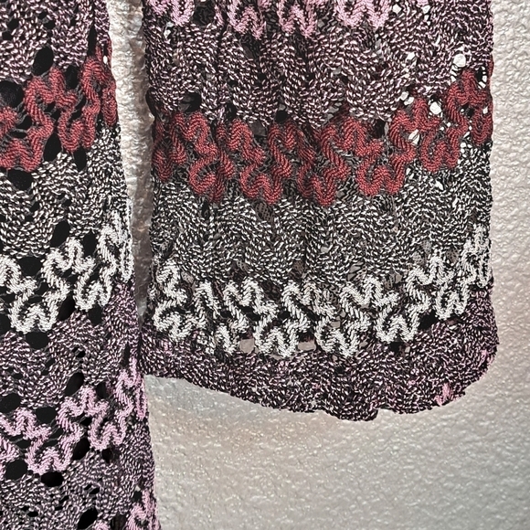 Be Bop Crocheted Mini Dress/Tunic   Size L - Picture 7 of 9